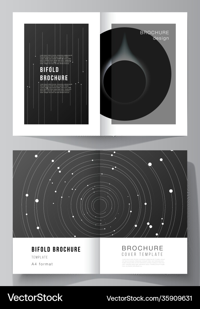 Layout two a4 format cover mockups Layout two a4 format cover mockups Vector Image