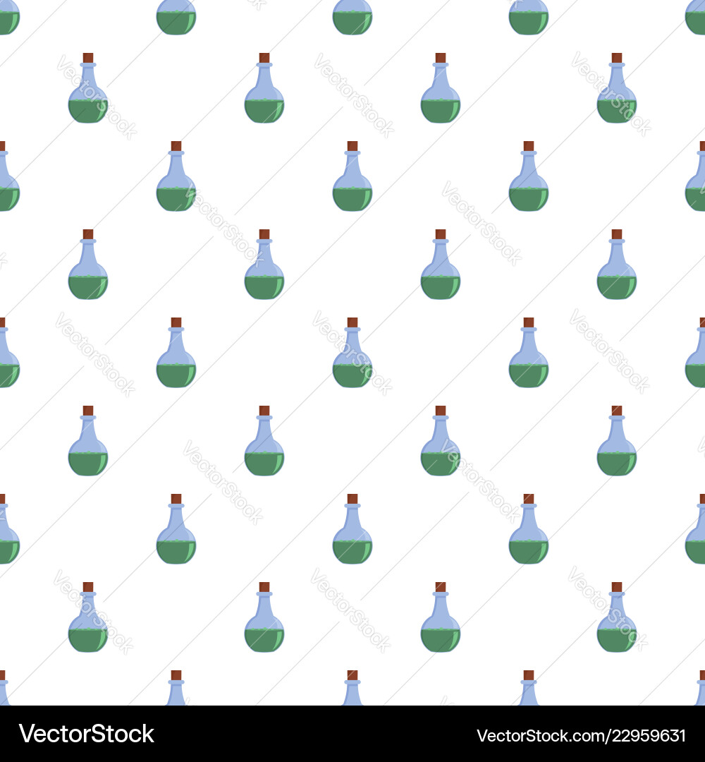 Round flask pattern seamless Round flask pattern seamless vector image