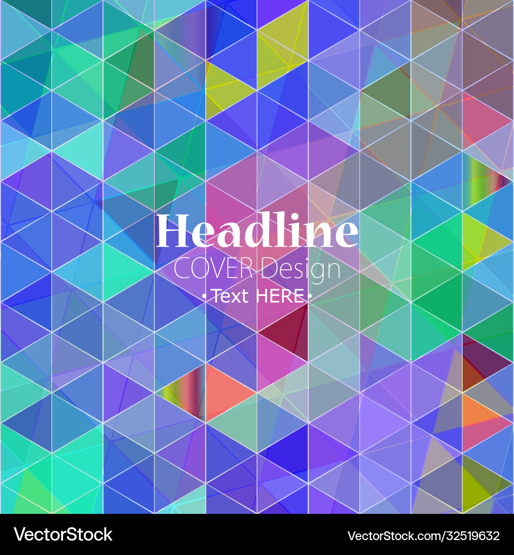 Abstract colorful background vector image