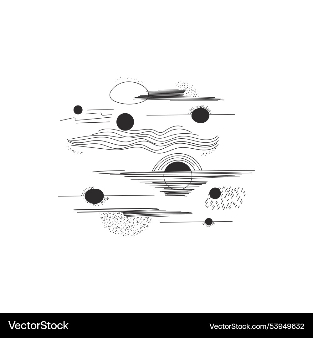 Abstraction with vertical lines composition Abstraction with vertical lines composition Vector Image