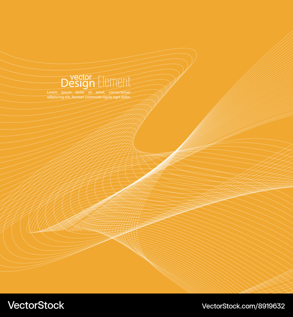 Dynamic Wave Tech Background vector image