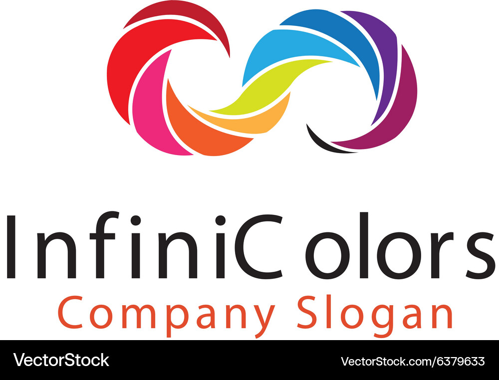 Infinite color design Vector Image