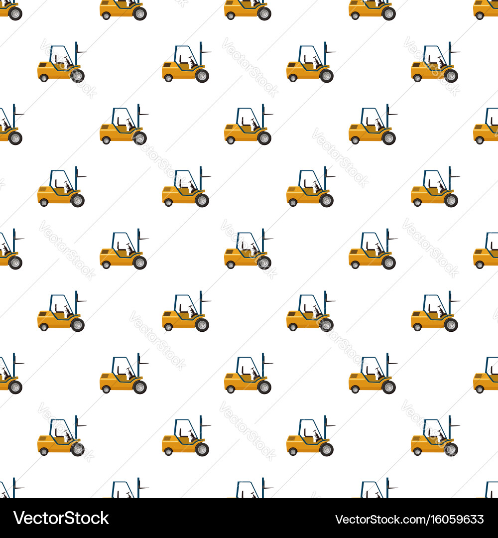 Stacker loader pattern Vector Image