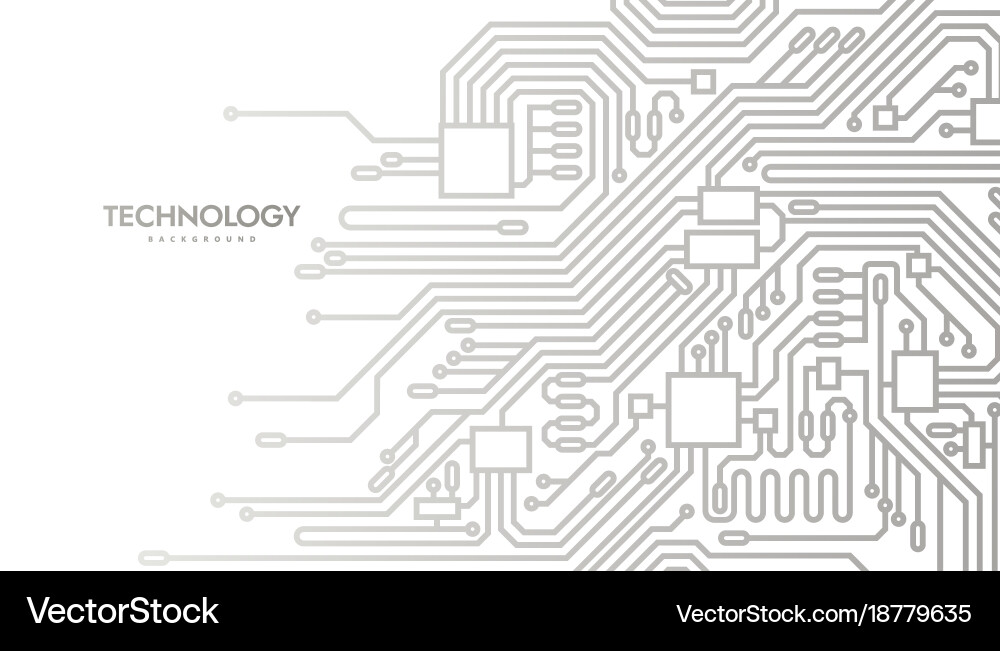 Circuit board abstract background Royalty Free Vector Image