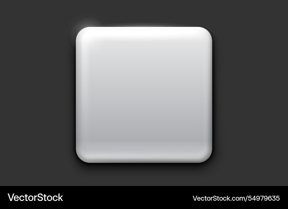 White frame label event bar button grey vector image