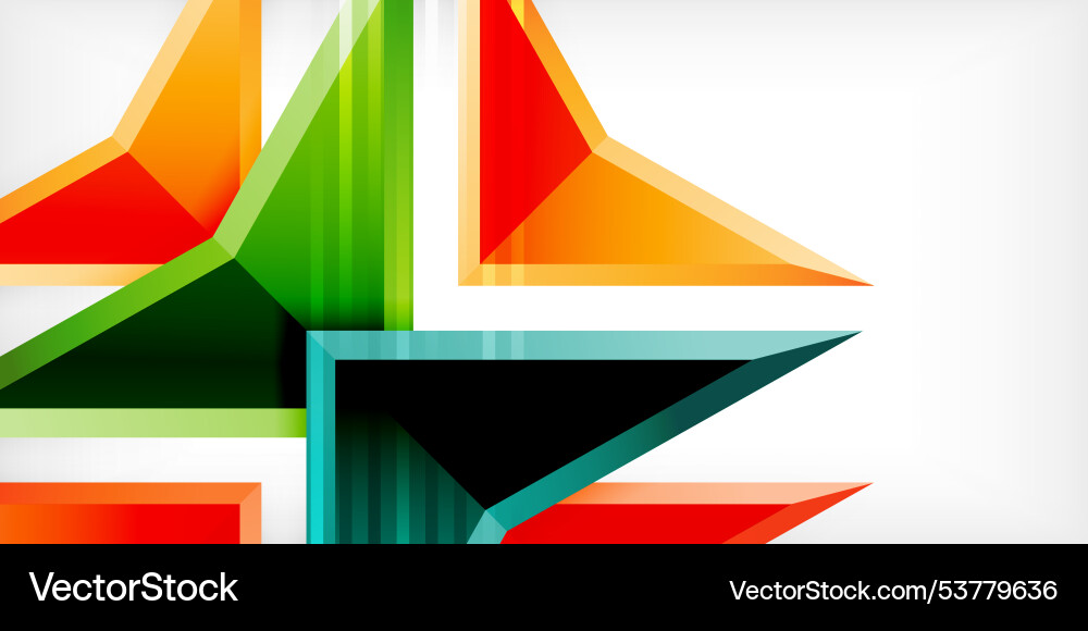 Arrows with 3d effect abstract background Arrows with 3d effect abstract background vector image