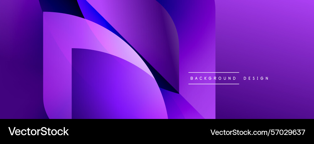 Abstract purple layers create dynamic flow Vector Image