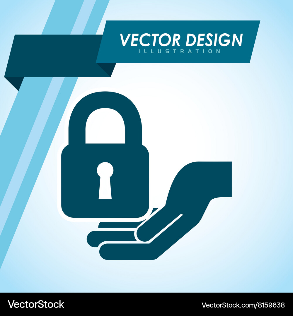 Security system design Vector Image
