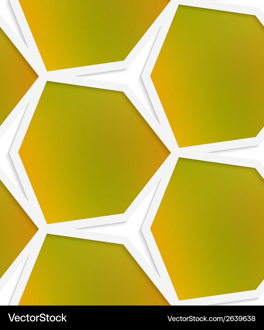 White hexagonal net with mesh seamless pattern Vector Image