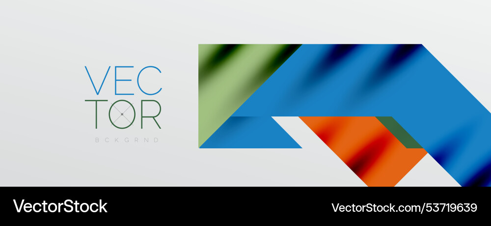 Dynamic lines and triangles Vector Image