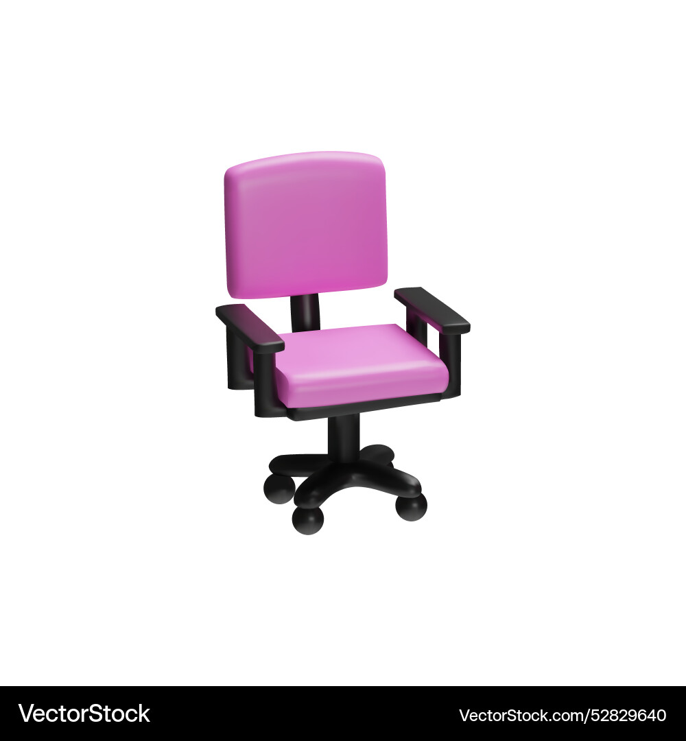 3d design using a comfortable computer chair 3d design using a comfortable computer chair Vector Image