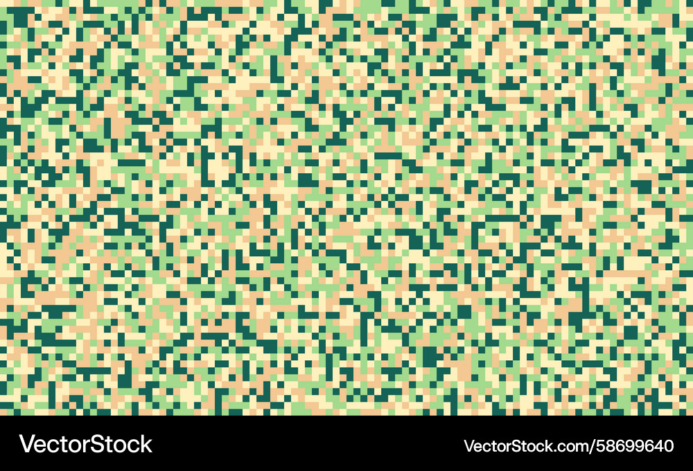 Abstract pixelated camouflage pattern in muted Abstract pixelated camouflage pattern in muted Vector Image