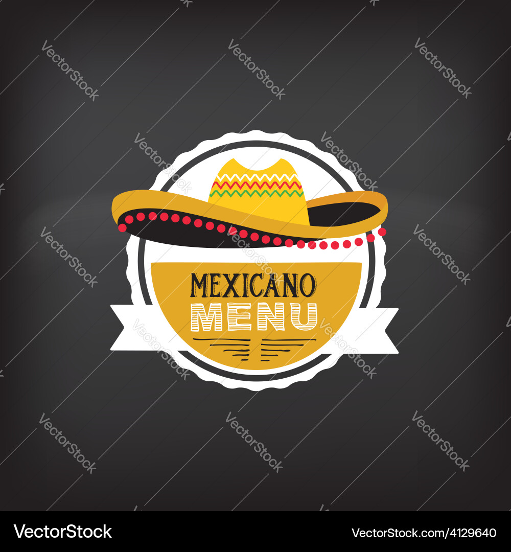 Mexican Restaurant Menu Royalty Free Vector Image