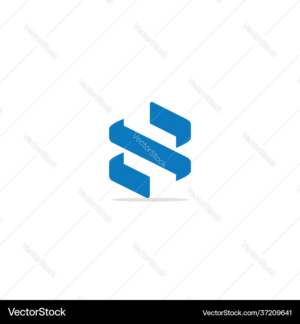 Abstract Line Logo - Shape 8 Vector Image