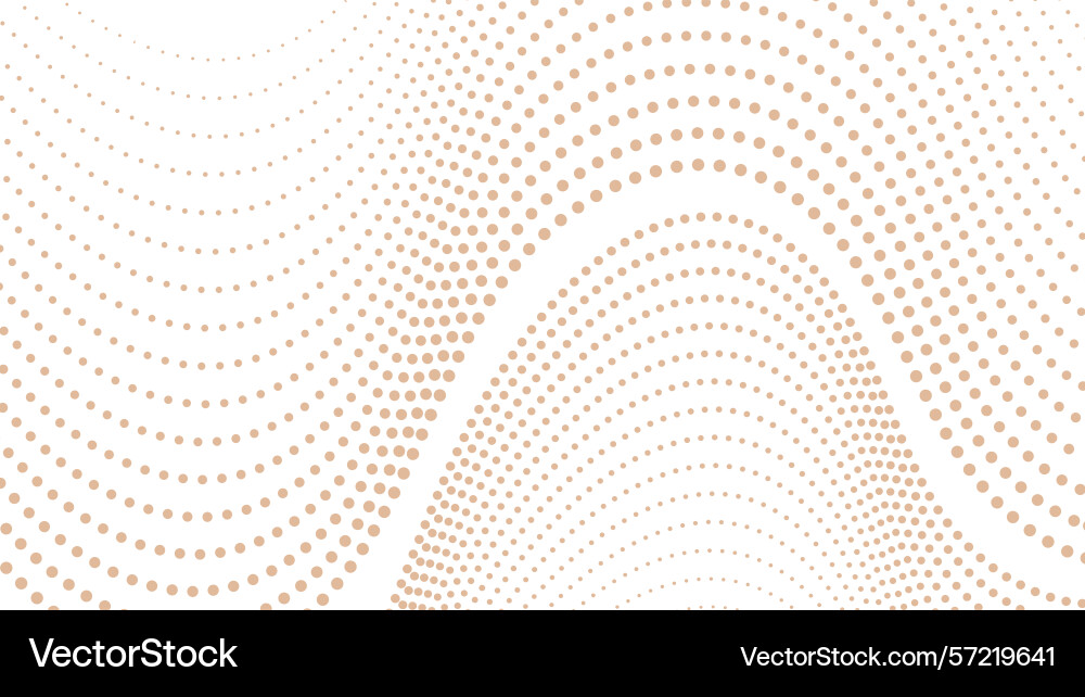 Abstract wavy dotted pattern in soft peach color Abstract wavy dotted pattern in soft peach color vector image