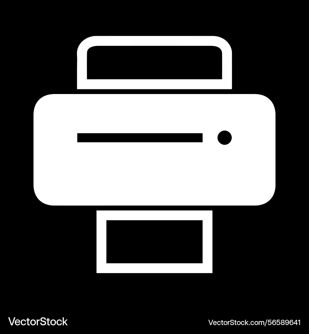 Computer printer icon symbol image Computer printer icon symbol image vector image