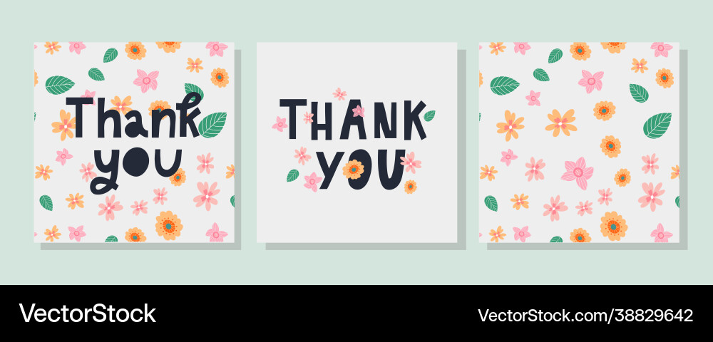 A greeting card template with floral decoration A greeting card template with floral decoration vector image