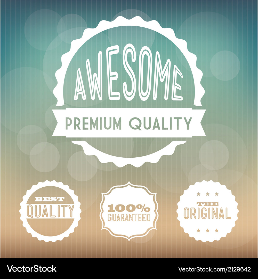 Shopping design over pattern background Vector Image