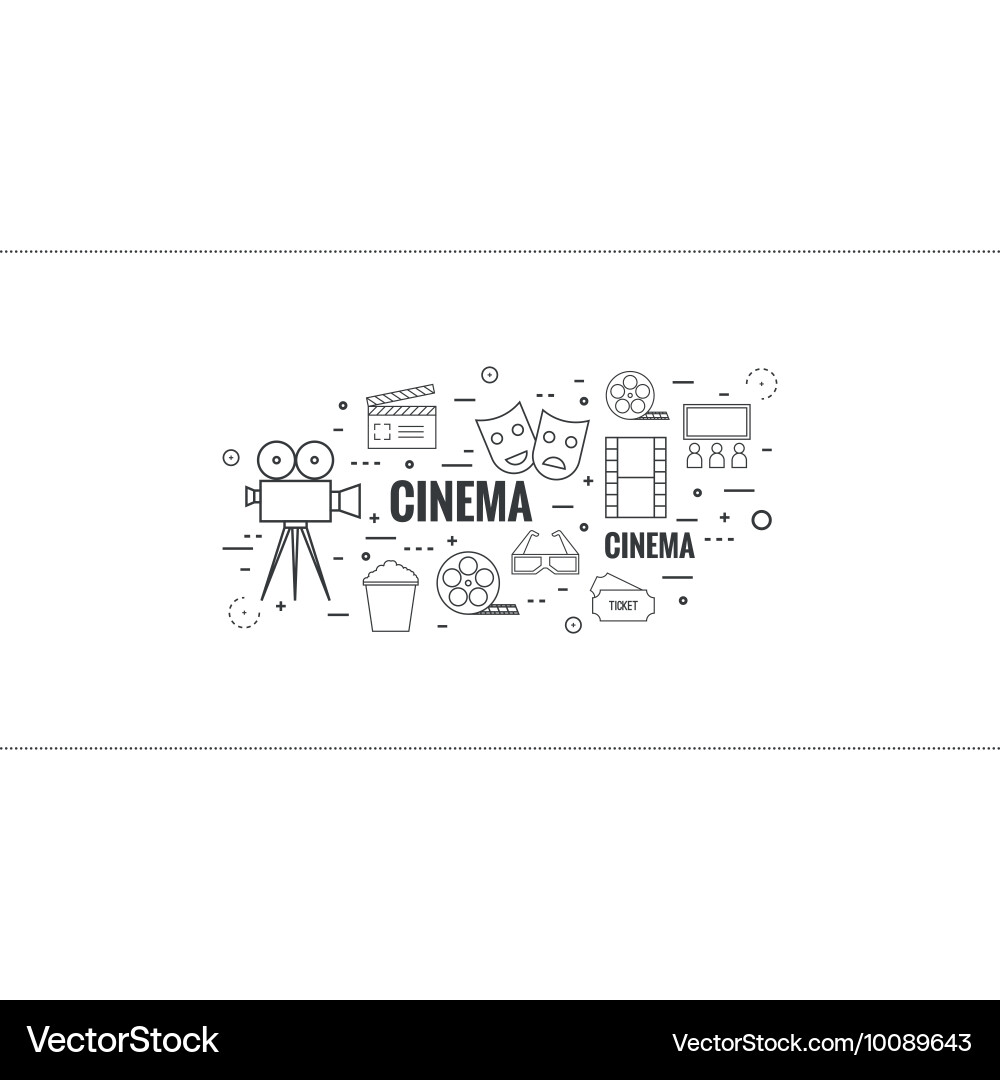 Abstract background with popcorn Vector Image