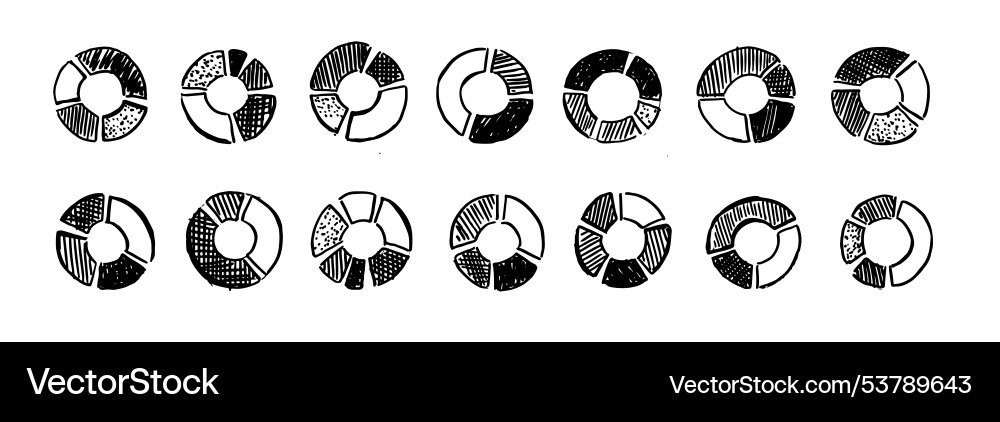 Graphs and charts on white background Vector Image