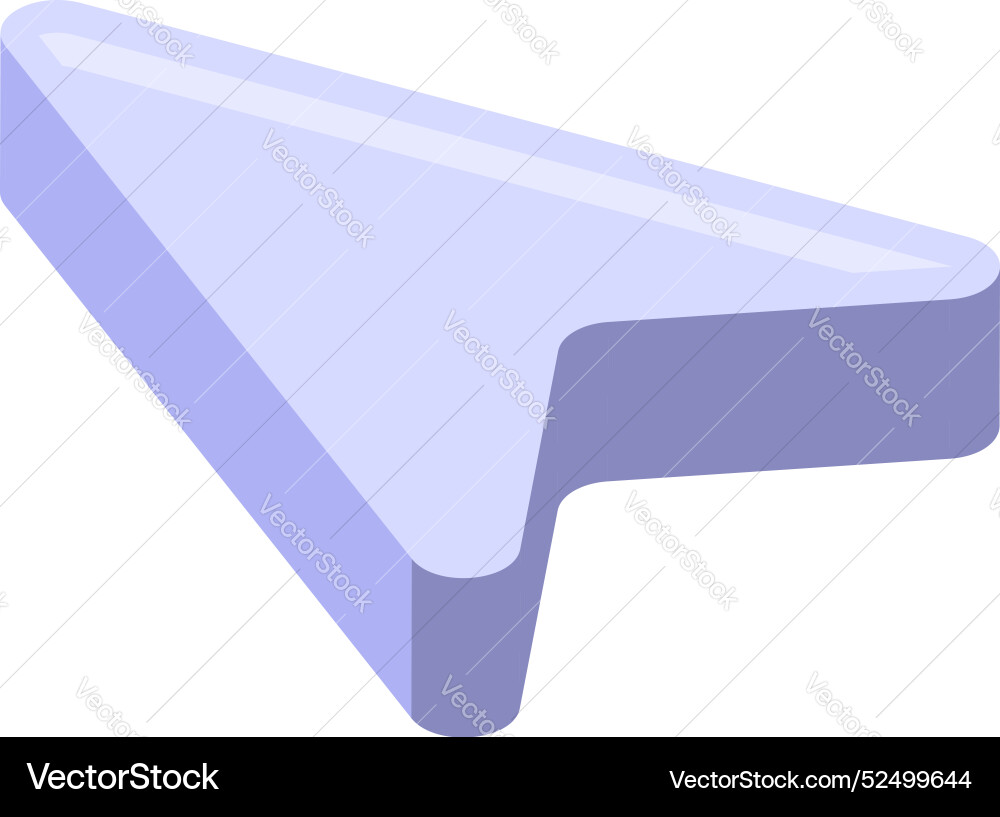 3d cursor arrow pointing up and to the right 3d cursor arrow pointing up and to the right vector image