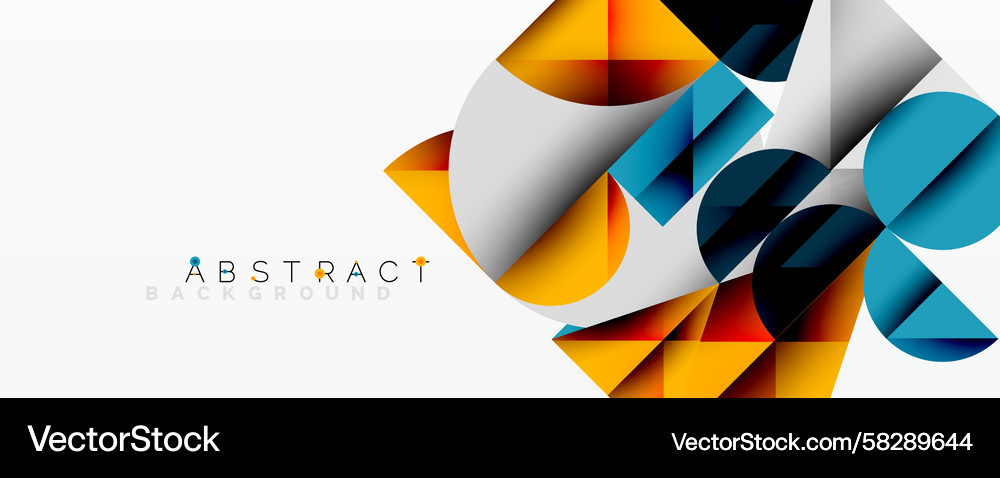 Dynamic Geometric Overlap Vector Image