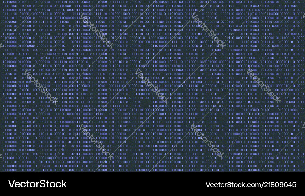 Digital Binary Code Technology vector image