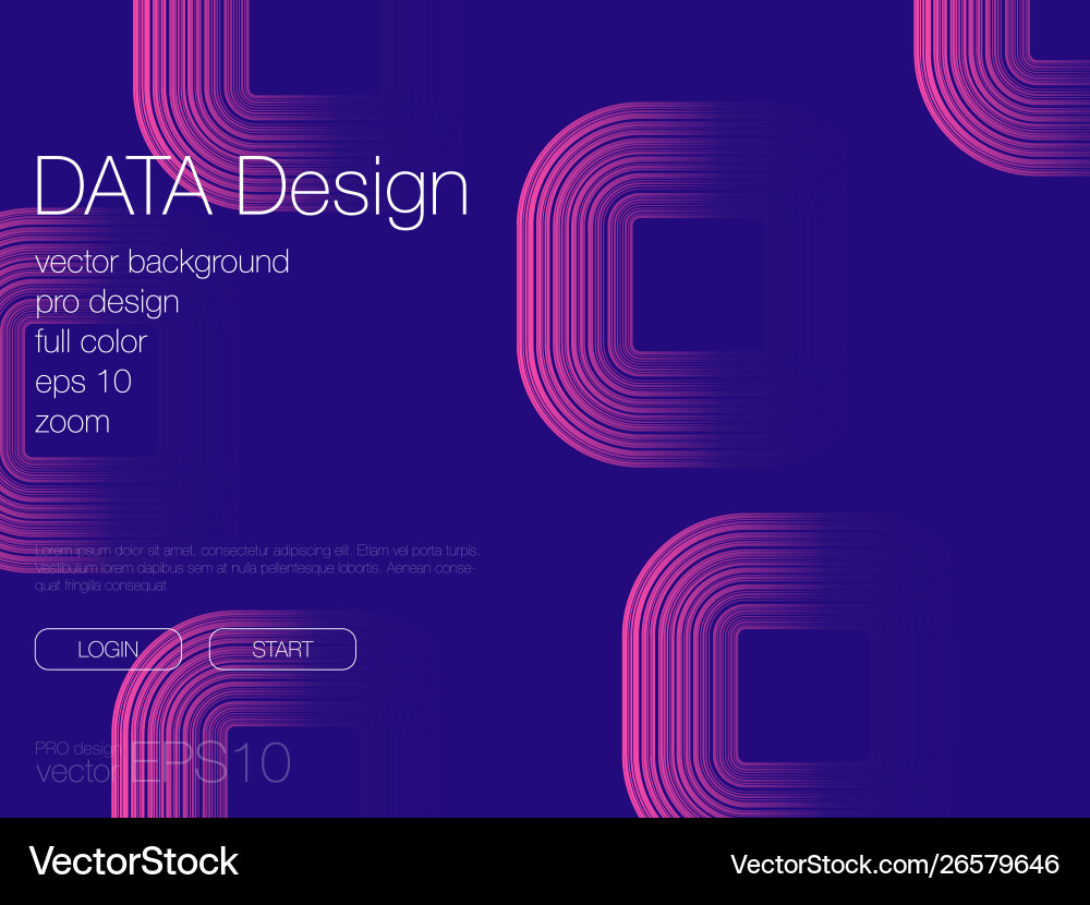 Abstract blend background template for web site vector image