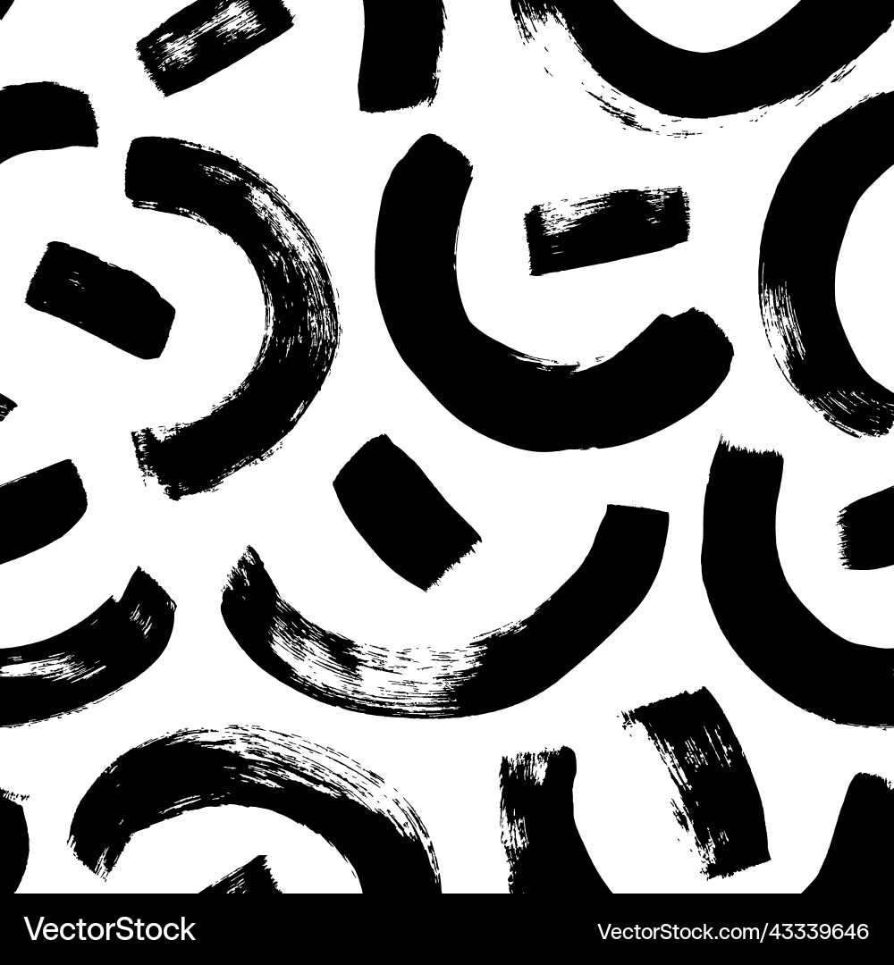 Grunge Halved Circle Pattern vector image