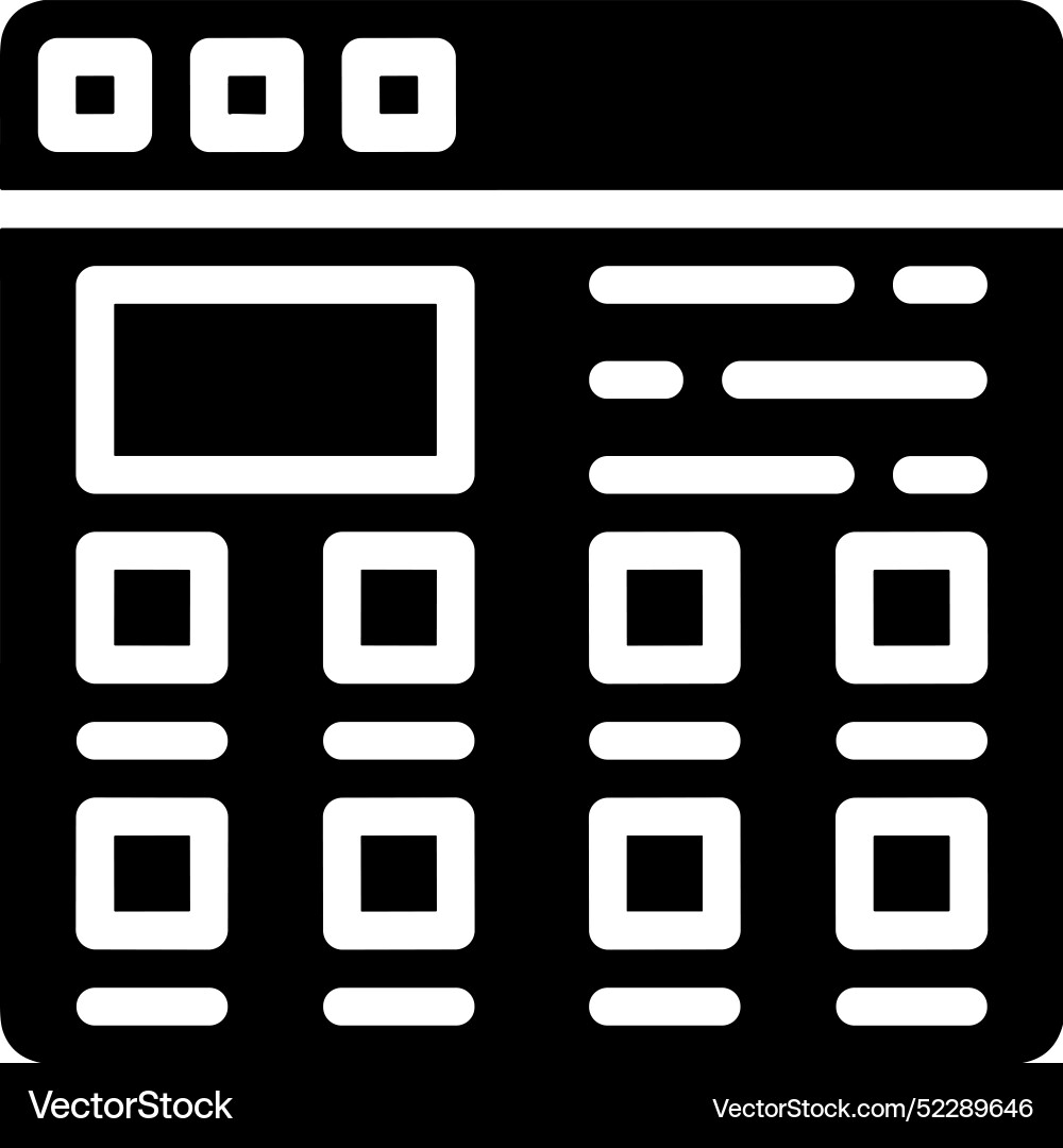 Technology and computer icon symbol image Technology and computer icon symbol image Vector Image