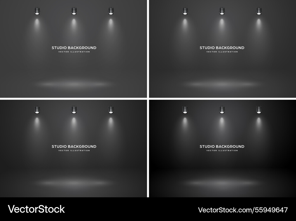 Empty studio abstract background soft spotlight Empty studio abstract background soft spotlight vector image