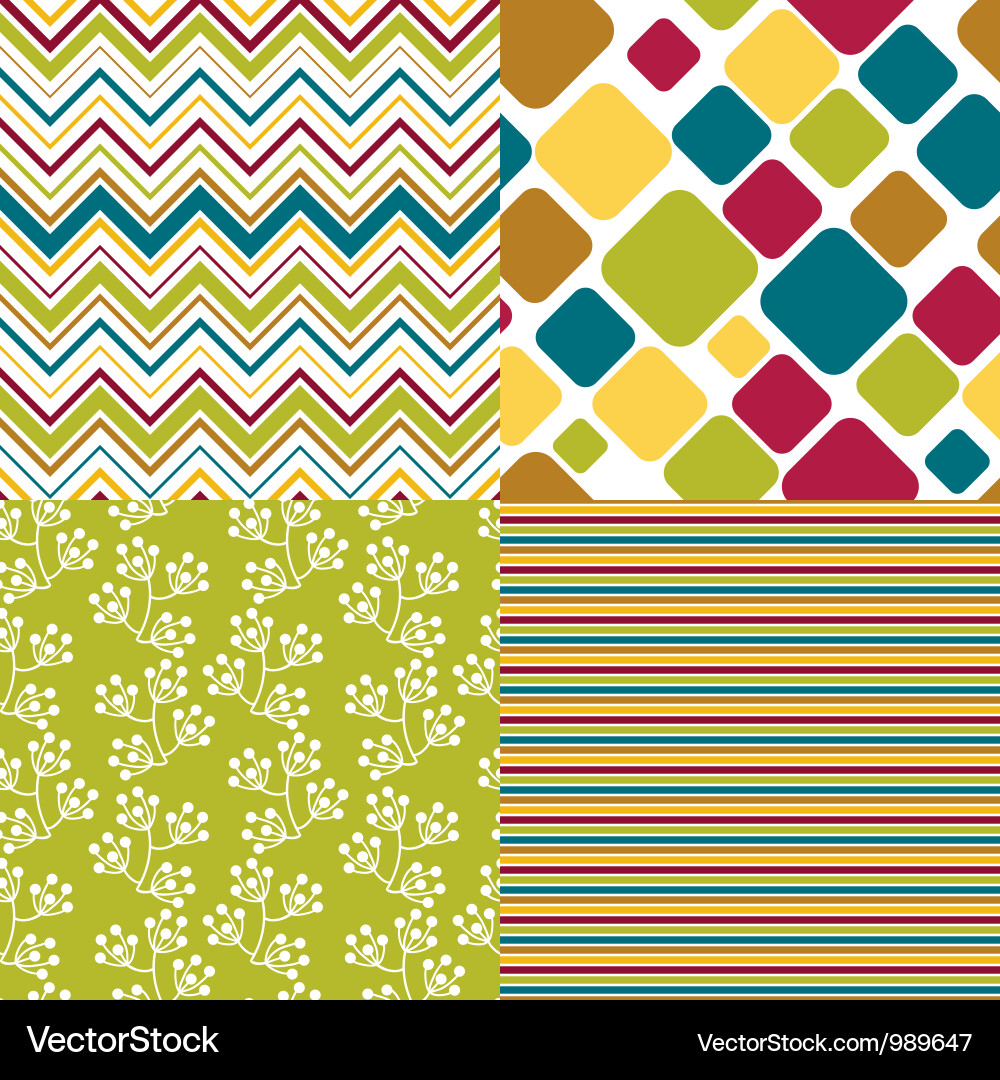 Retro Geometric Pattern vector image