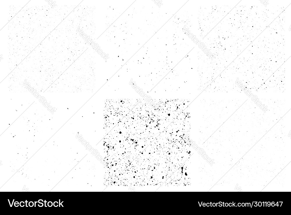 Set seamless grunge dirty texture Set seamless grunge dirty texture vector image