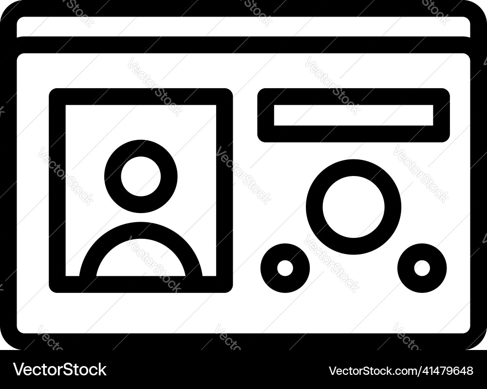 Gate video intercom icon outline camera Gate video intercom icon outline camera vector image