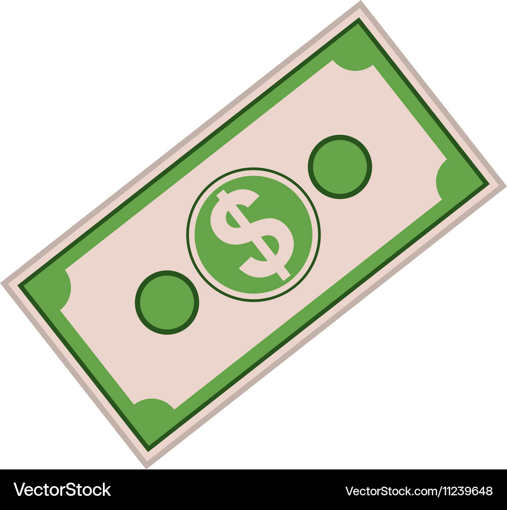 Money bill icon (11239648) – Royalty-Free Vector | VectorStock, image size:1000x1006
