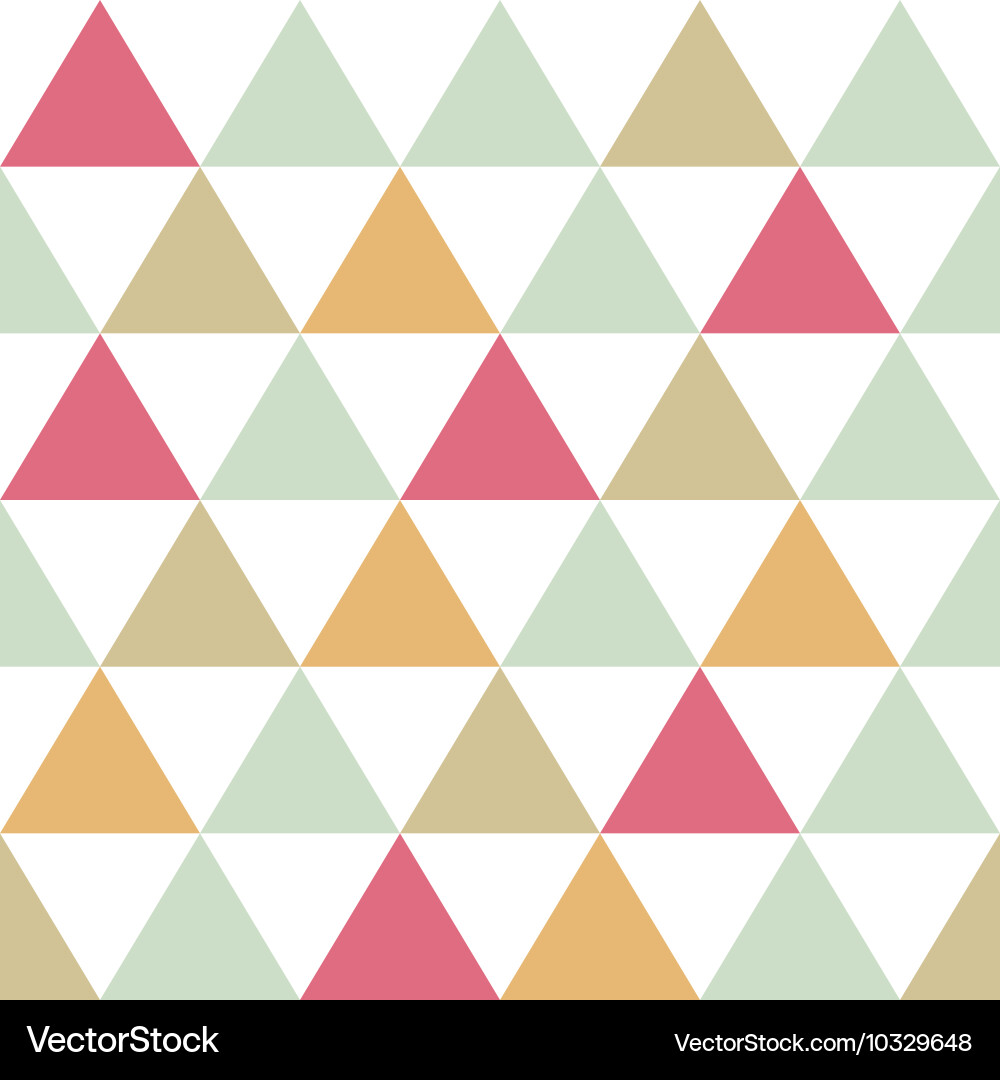 Seamless background pattern with triangles vector image
