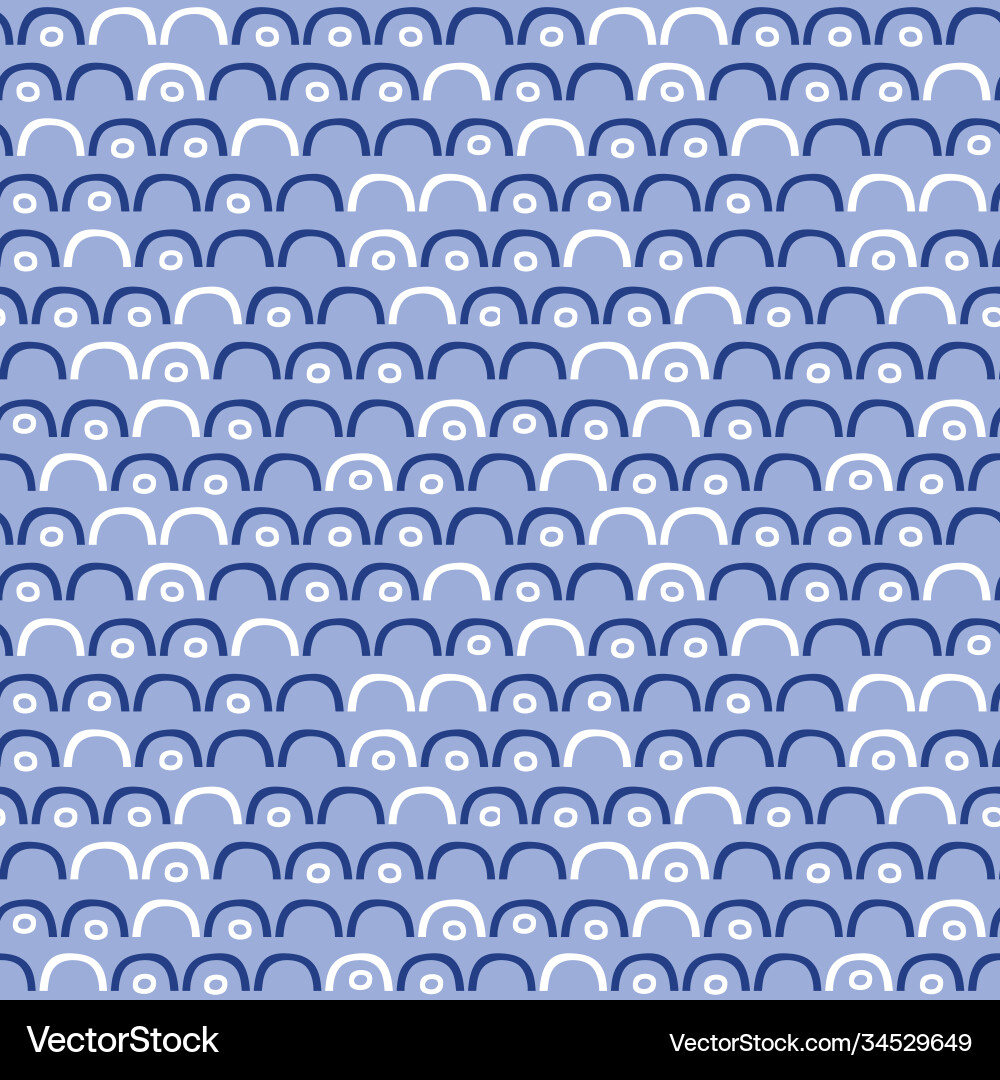Abstract curve pattern background cute vector image