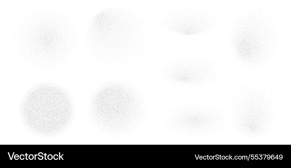 Gradient stipple shadow effect dots Gradient stipple shadow effect dots Vector Image