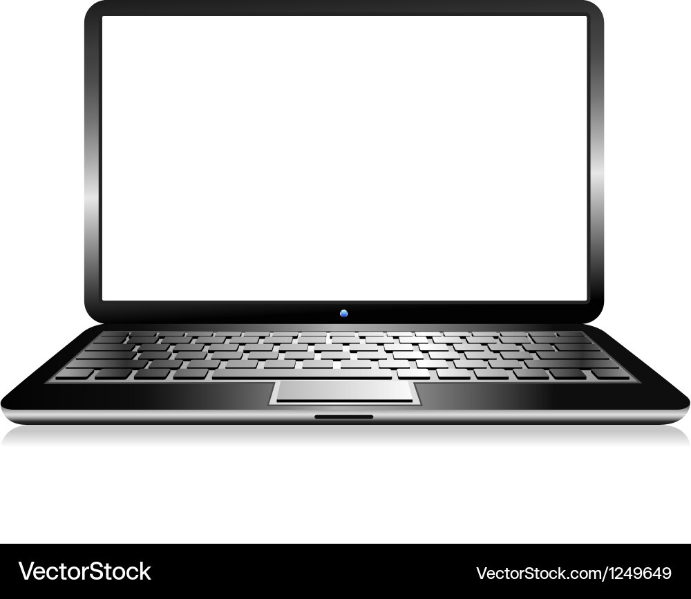 Laptop Computer Display vector image