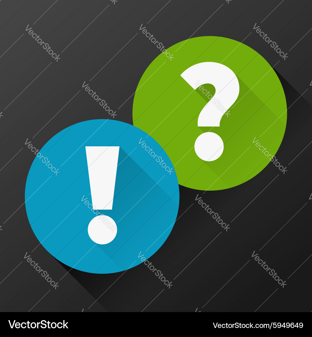 Question and answers Vector Image