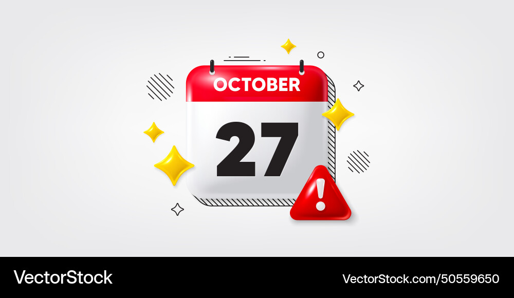 27th day of the month icon event schedule date 27th day of the month icon event schedule date vector image