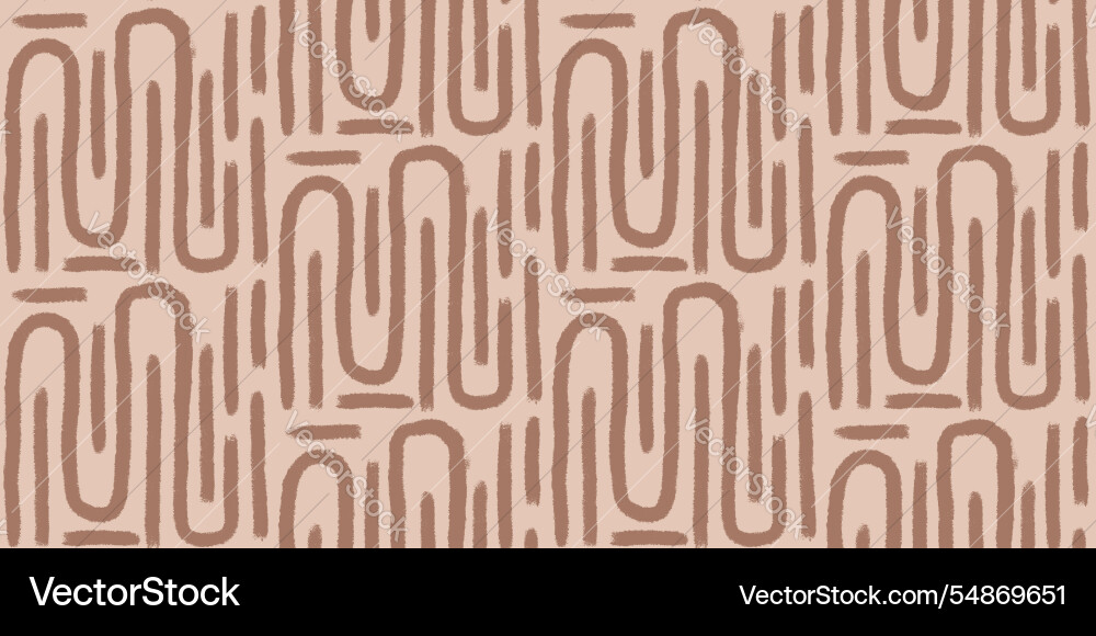 Abstract marker lines seamless pattern labyrinth Abstract marker lines seamless pattern labyrinth vector image