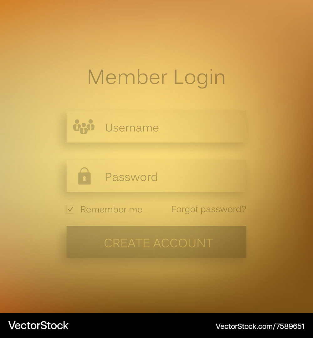 Mobile Benutzer ui Kit Form Schnittstelle für Web Vektorbild