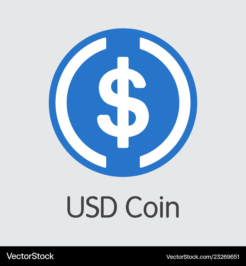 USDC - USD Coin Cryptocurrency – Royalty-Free Vector | VectorStock