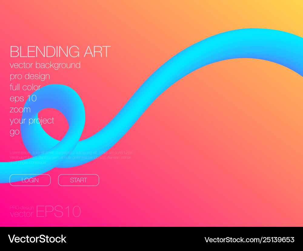 Abstract blend background template for web site Abstract blend background template for web site vector image