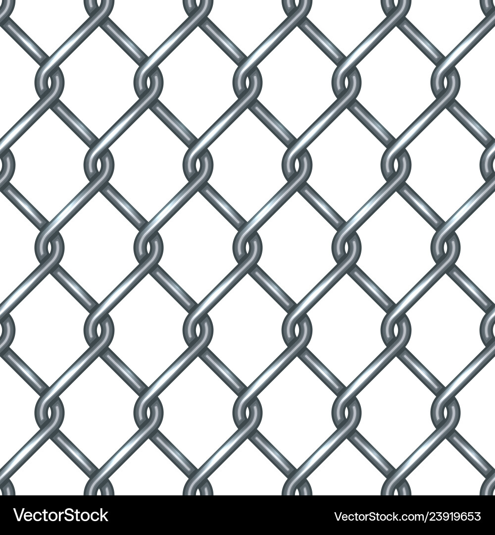 Chain Link Fence Pattern – Royalty-Free Vector | VectorStock