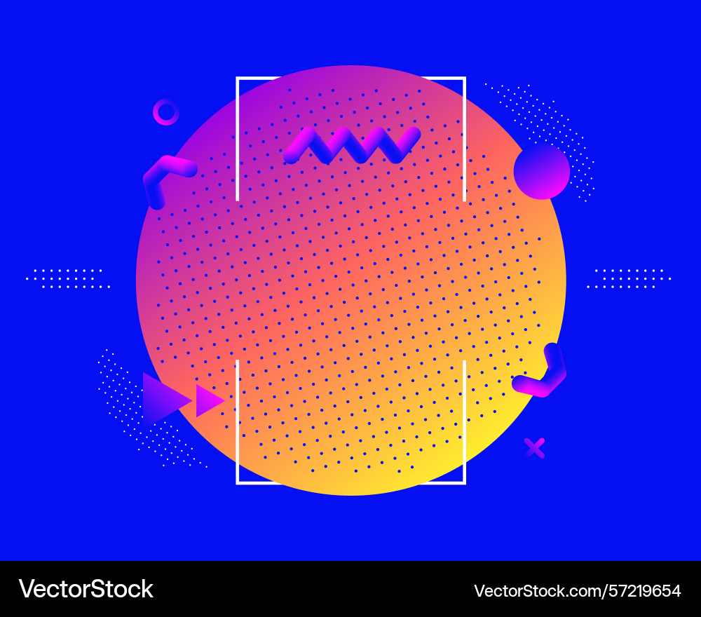Abstract background with vibrant gradient circle Abstract background with vibrant gradient circle vector image