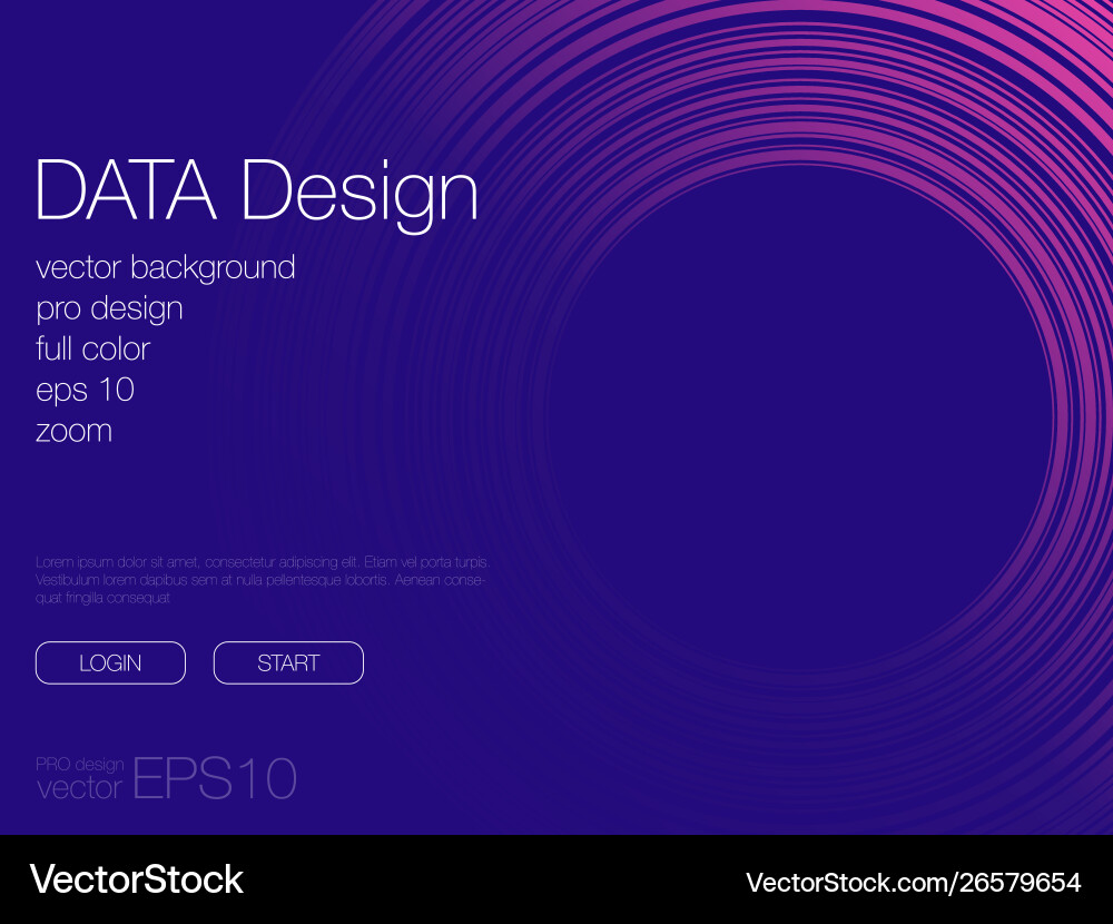 Abstract blend background template for web site vector image