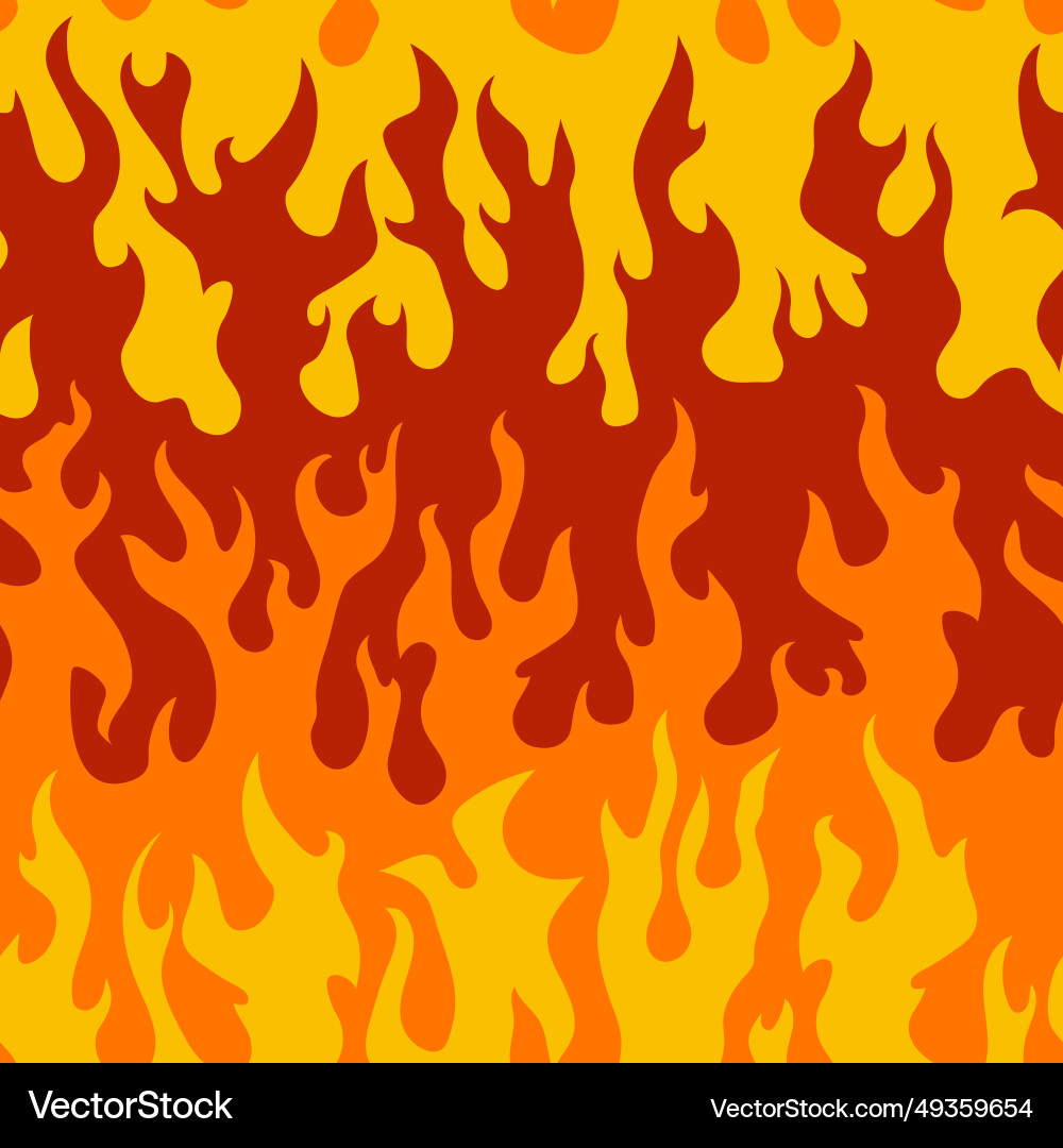 Abstract Flame Pattern vector image
