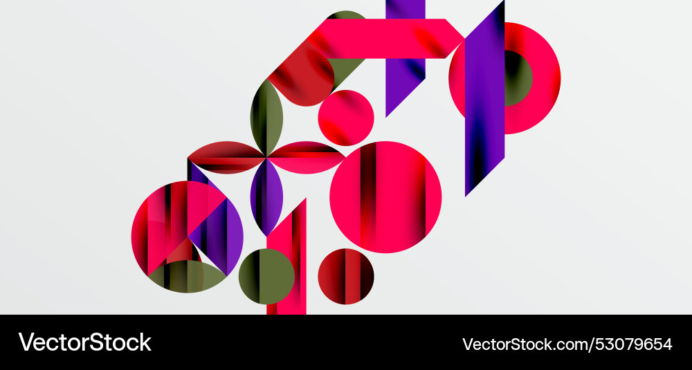 Geometric neo patterns abstract background Vector Image